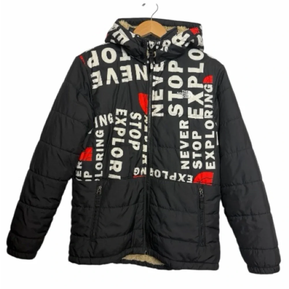 The North Face Boys Puffer Never stop exploring Jacket Reversible Sherpa XLarge